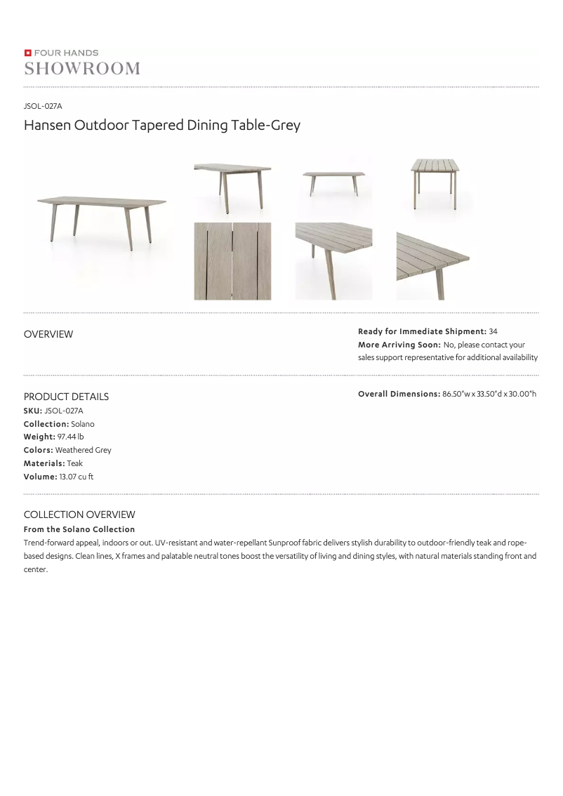 Página 1 del manual Manual de usuario Four Hands JSOL-027A