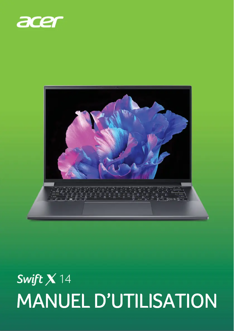 Imagen de la primera página del manual del dispositivo Swift X 14