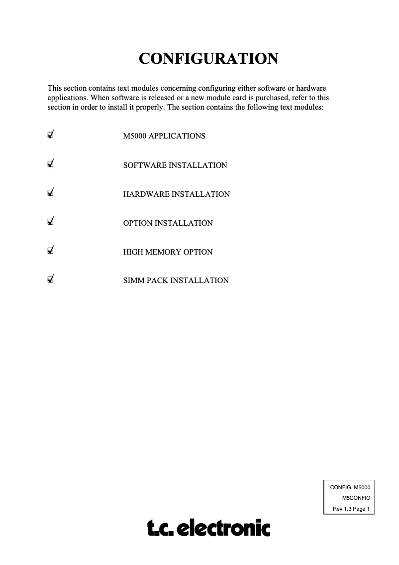 Imagen de la primera página del manual del dispositivo M5000