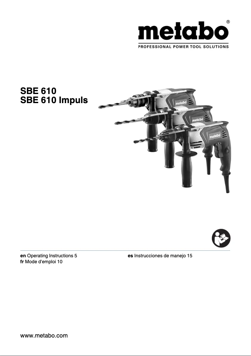 Imagen de la primera página del manual del dispositivo SBE 610