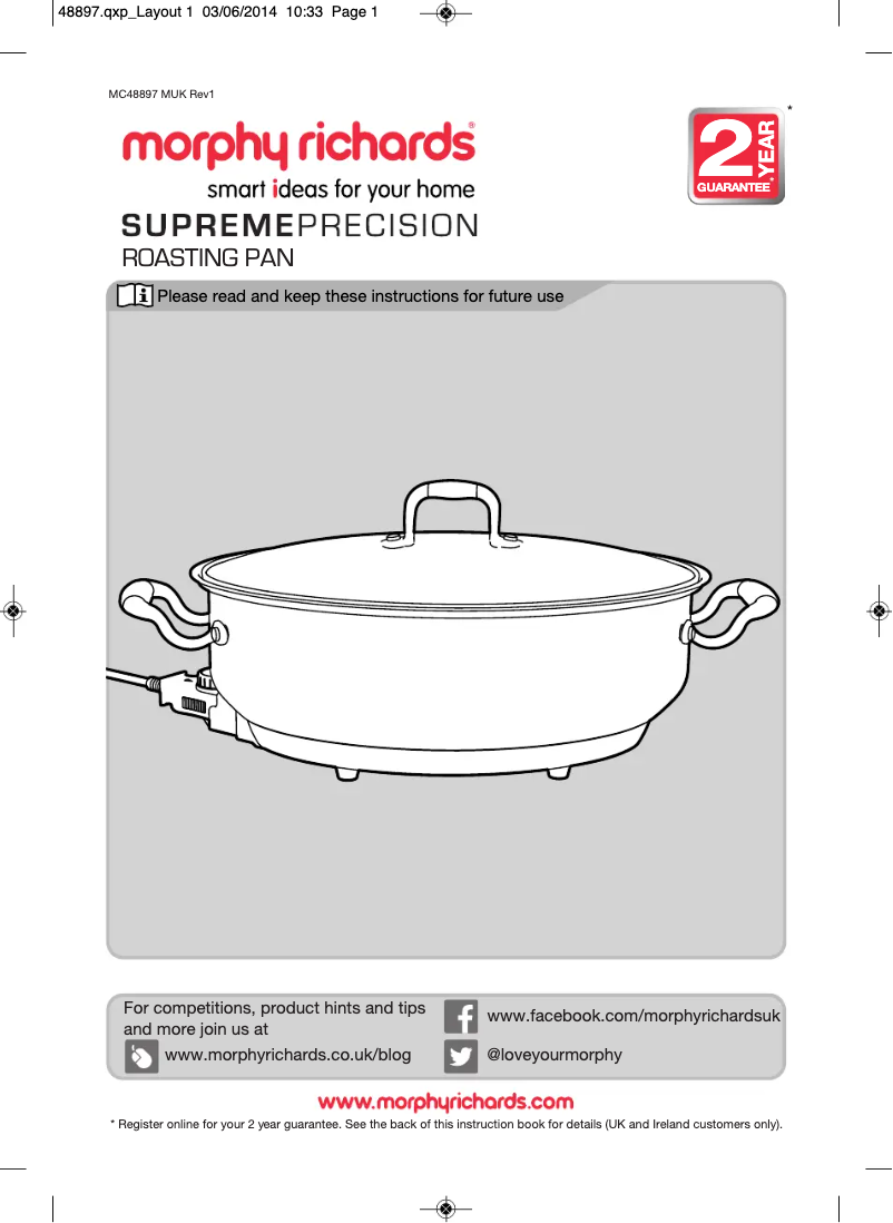 Imagen de la primera página del manual del dispositivo 48897