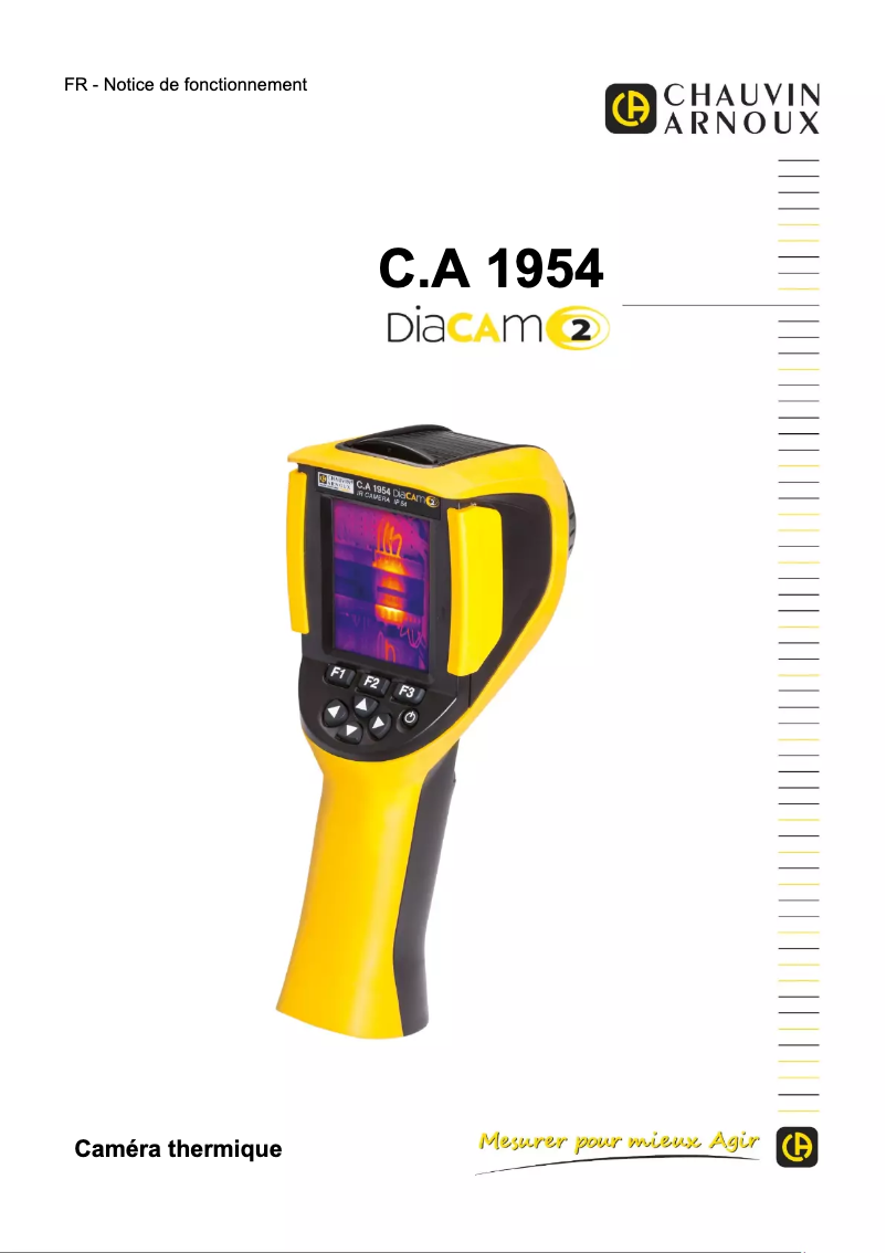 Imagen de la primera página del manual del dispositivo C.A 1954