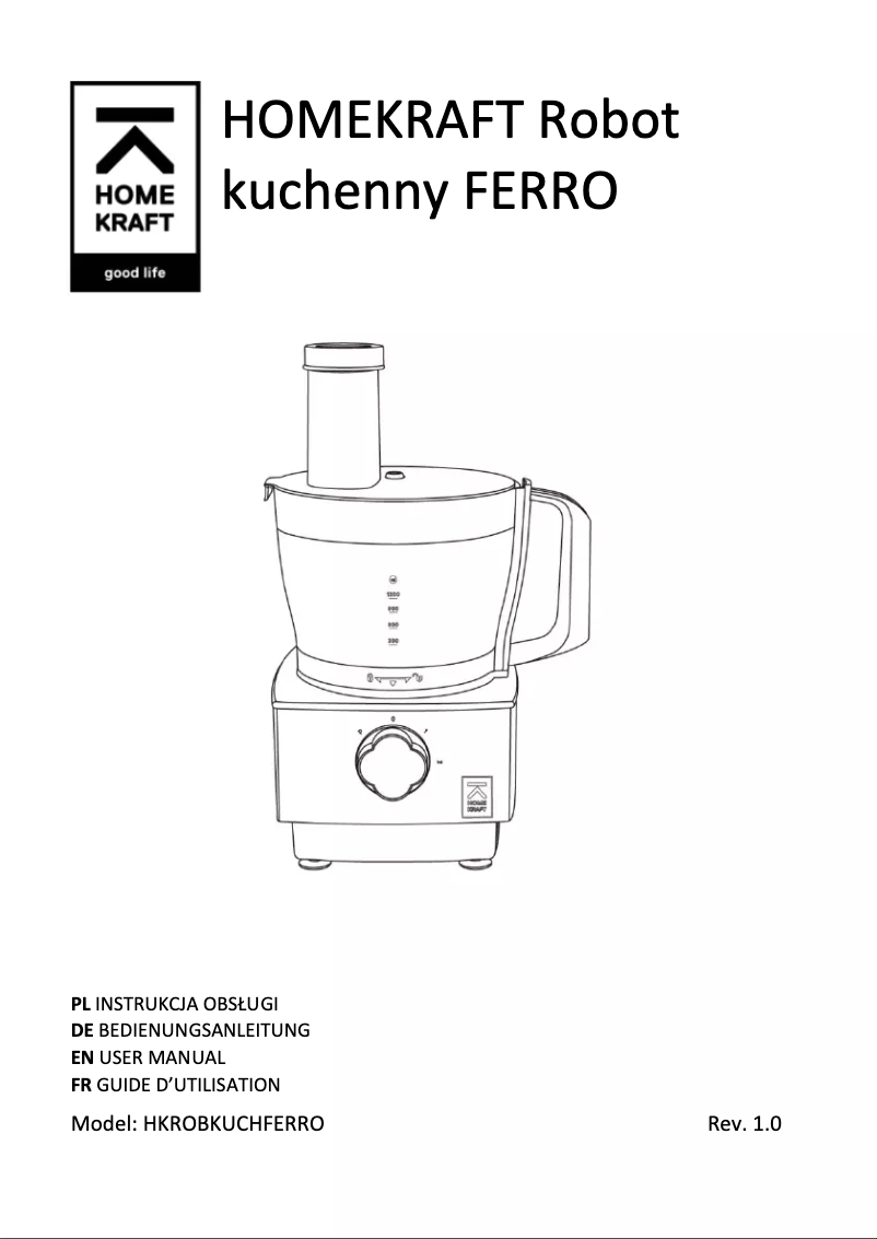 Imagen de la primera página del manual del dispositivo Ferro