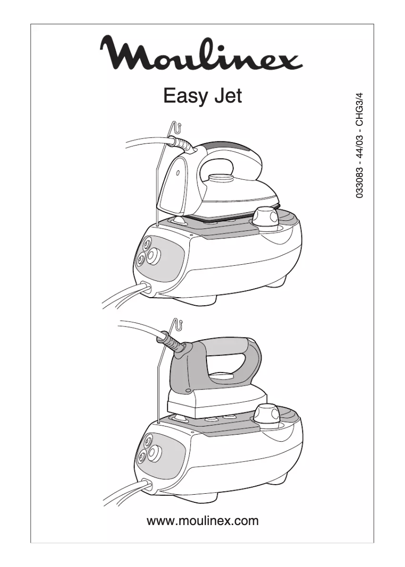 Página nº 1 - Manual de usuario Moulinex Easy Jet Plus CHG3