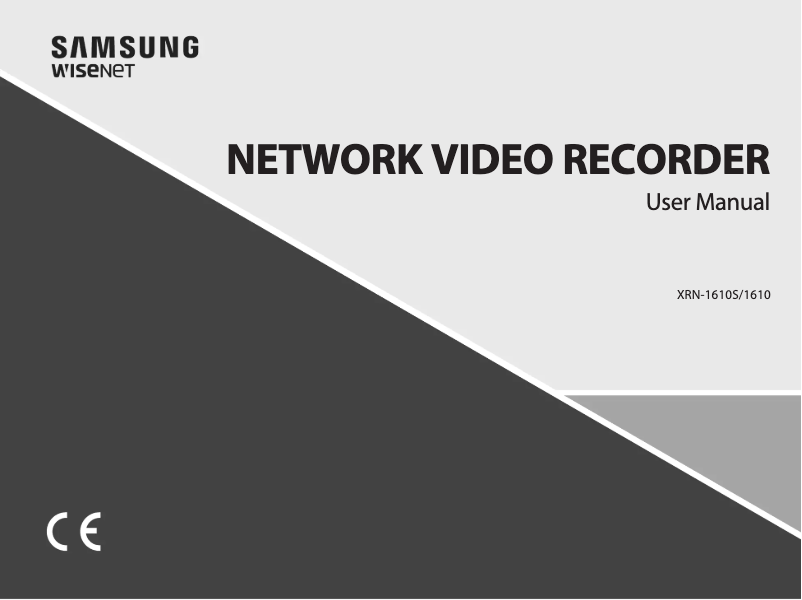 Página 1 del manual Manual de usuario Wisenet XRN-1610S