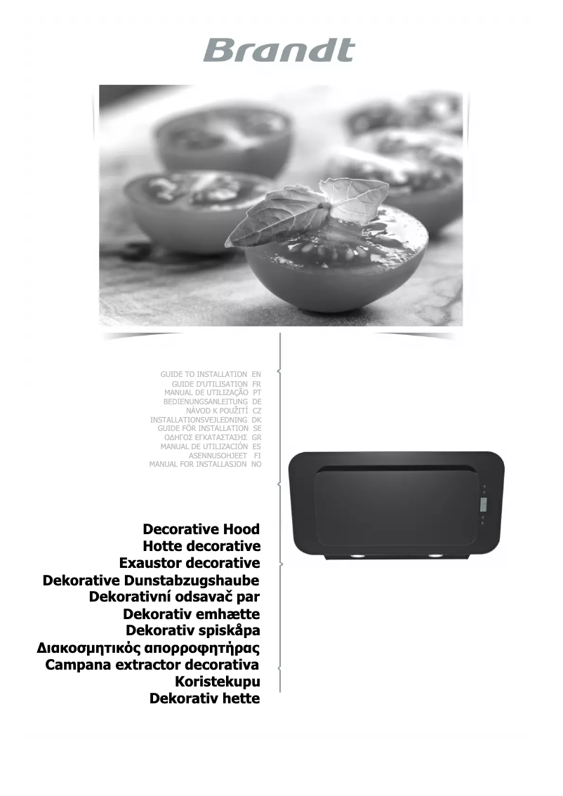 Página 1 del manual Manual de usuario Brandt BHV6661B