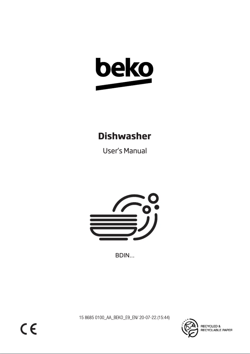 Página 1 del manual Etiqueta energética Beko BDIN38646MD