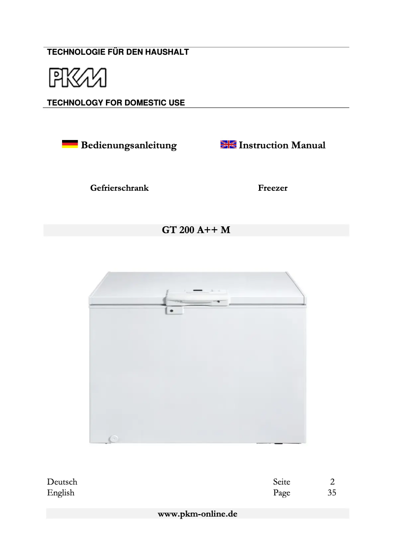 Imagen de la primera página del manual del dispositivo GT 200A++M