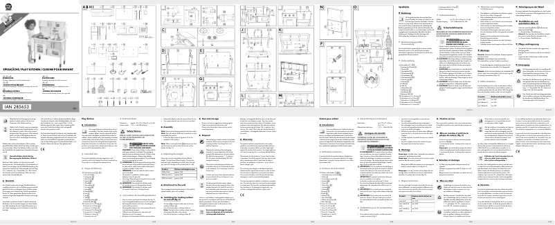 Imagen de la primera página del manual del dispositivo IAN 285653