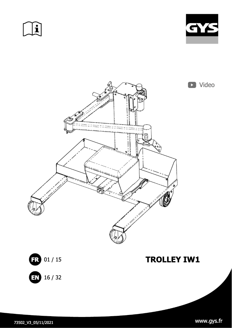 Página 1 del manual Manual de usuario GYS Trolley IW1