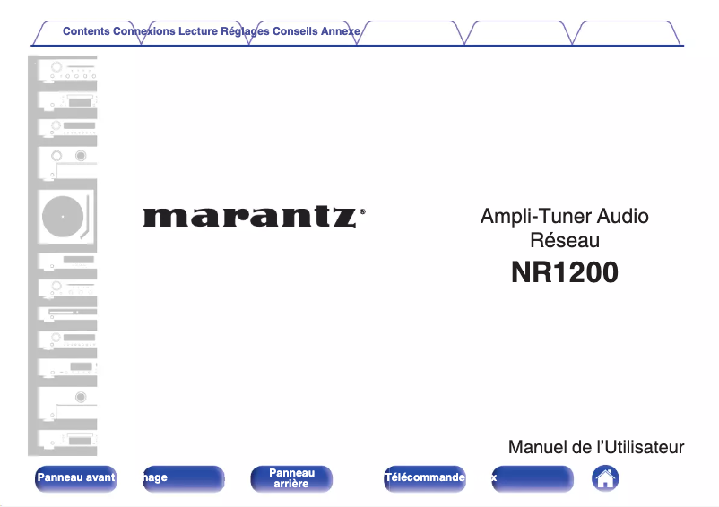 Página 1 del manual Manual de usuario Marantz NR1200