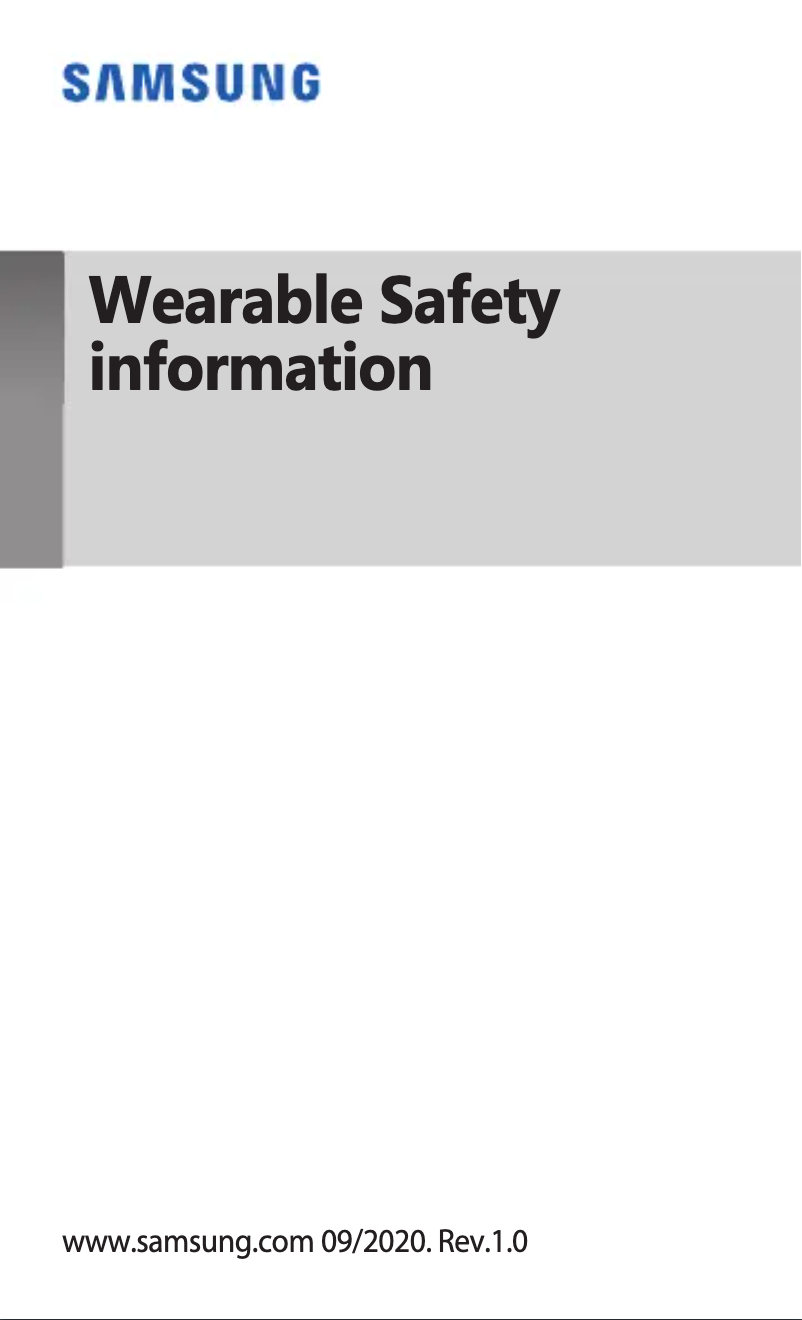 Página 1 del manual Instrucciones de seguridad Samsung Galaxy Buds Pro