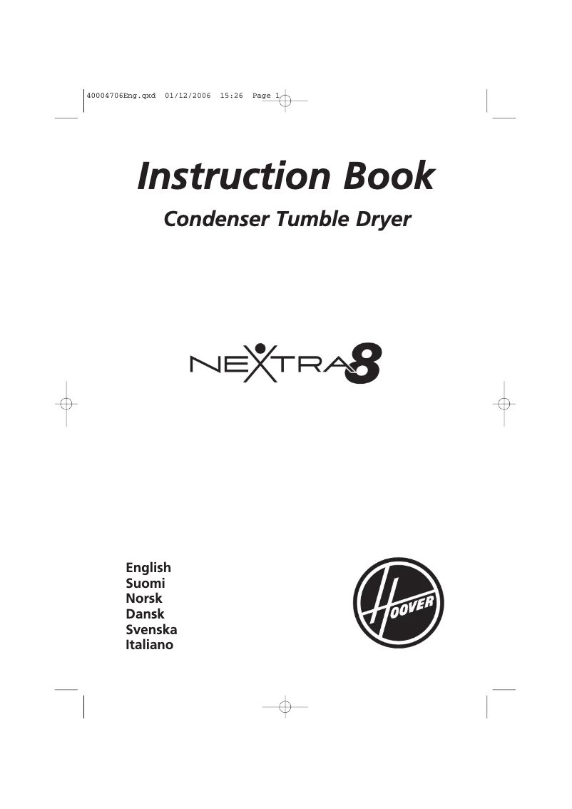 Imagen de la primera página del manual del dispositivo HNC 480-SY