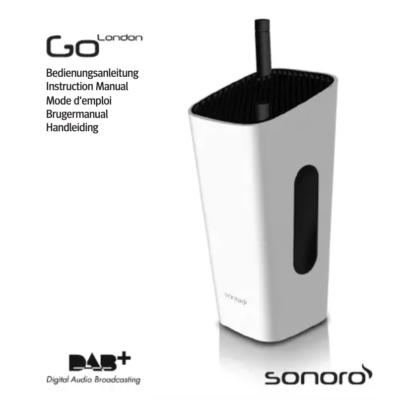 Página nº 1 - Manual de usuario Sonoro GoLondon
