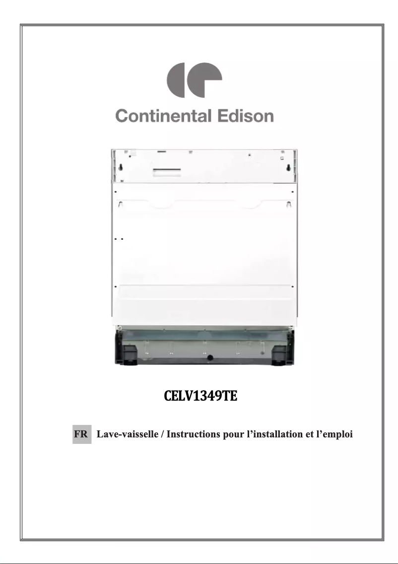 Página 1 del manual Manual de usuario Continental Edison CELV1349TE