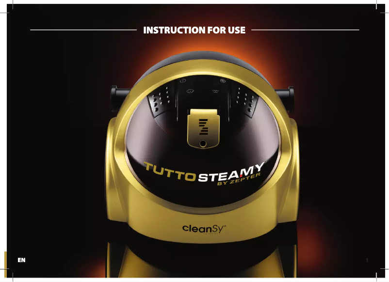 Página 1 del manual Manual de usuario Zepter TuttoSteamy PWC-301