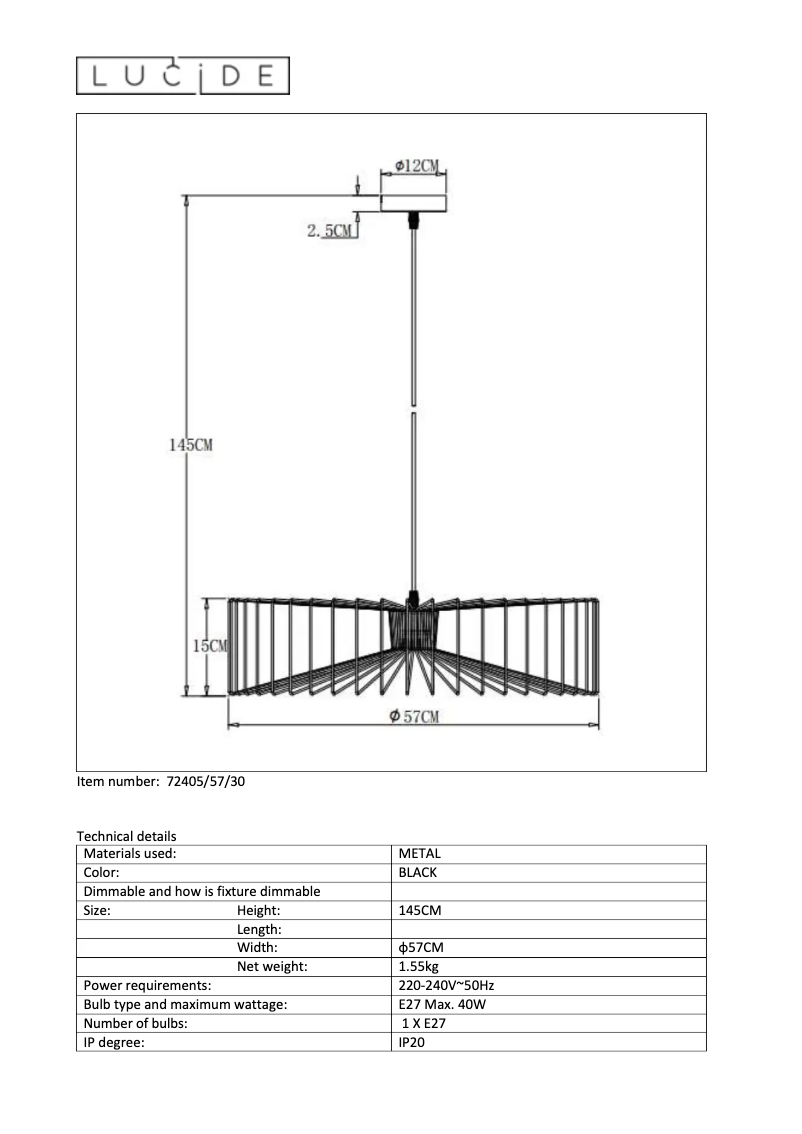 Página 1 del manual Manual de usuario Lucide Jur