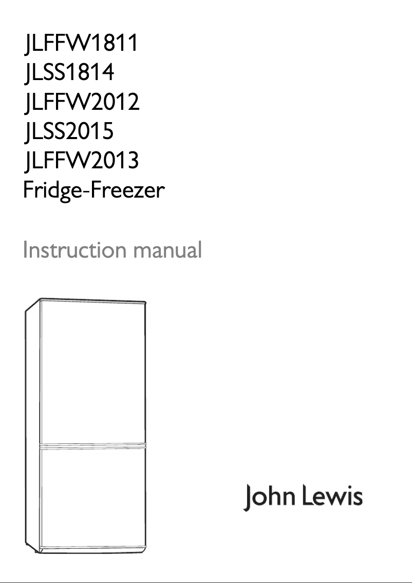 Imagen de la primera página del manual del dispositivo JLFFW 2012