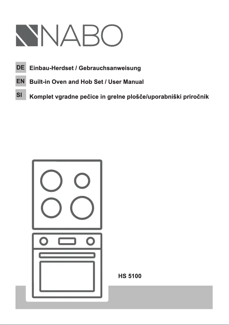 Página 1 del manual Manual de usuario Nabo HS 5100