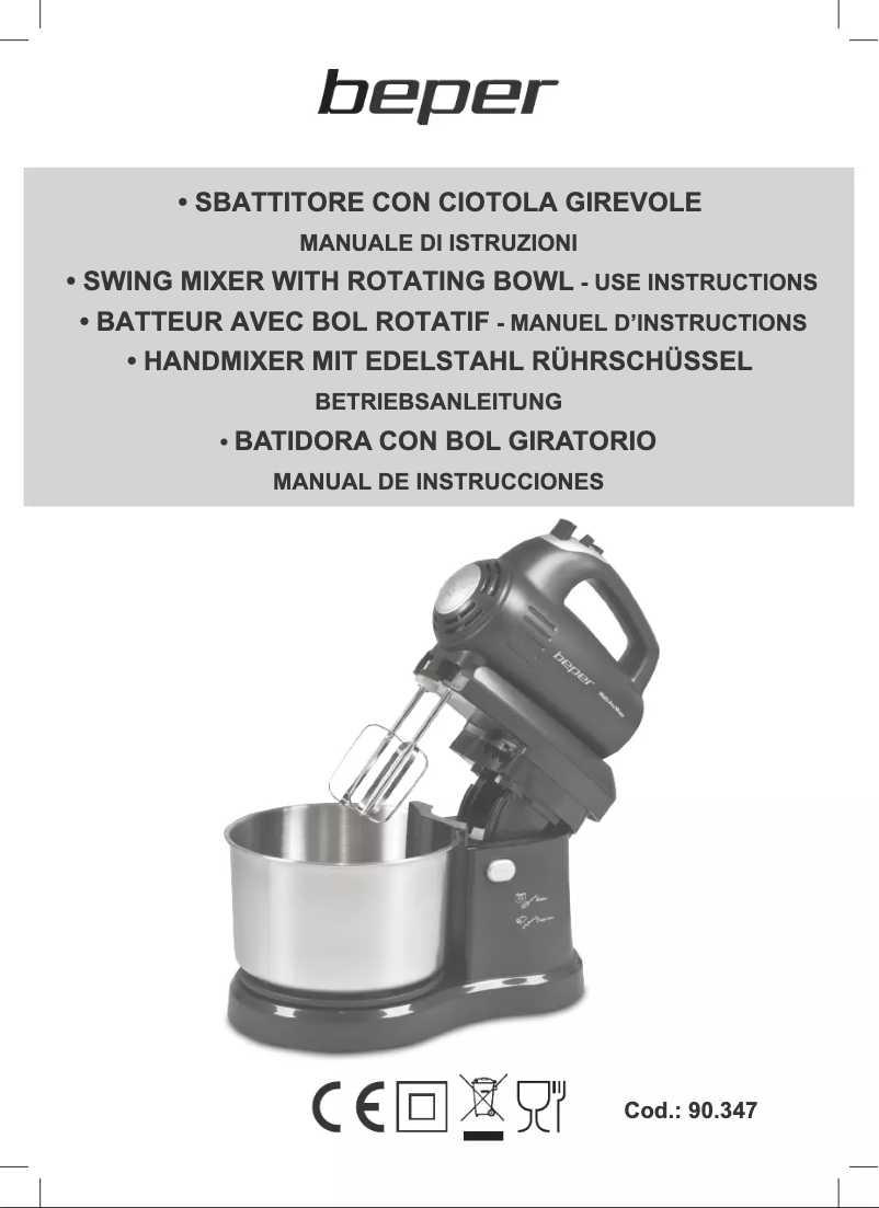 Imagen de la primera página del manual del dispositivo 90.347