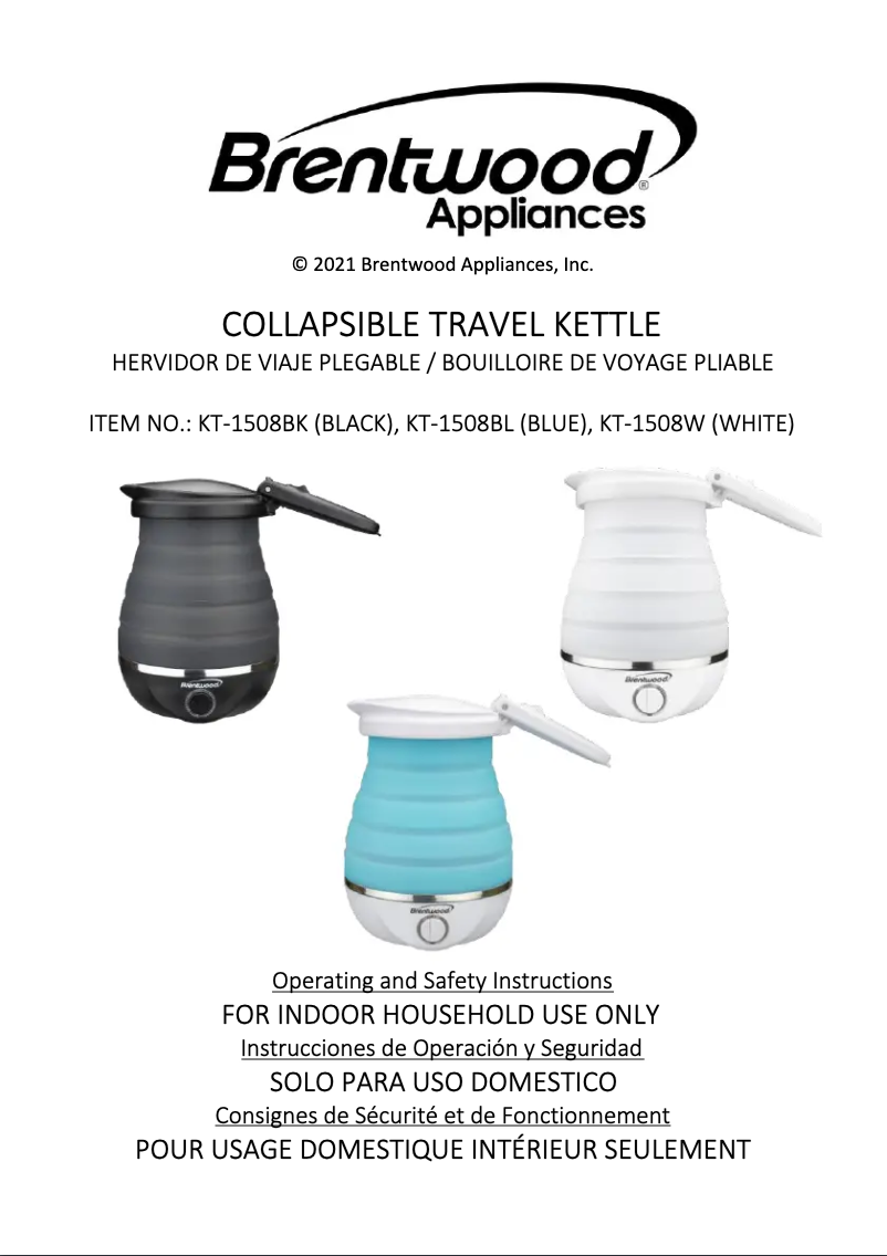 Imagen de la primera página del manual del dispositivo KT-1508BK