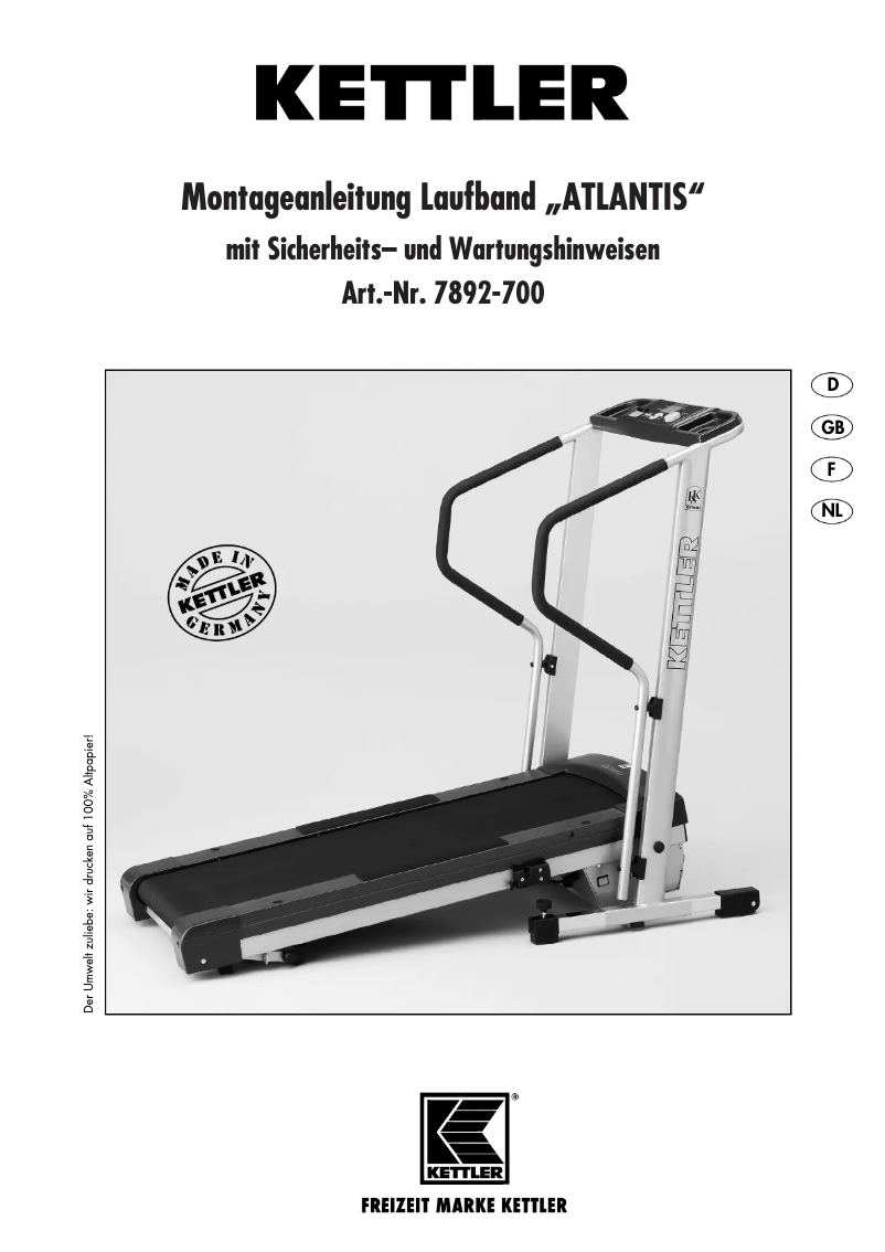 Imagen de la primera página del manual del dispositivo Atlantis