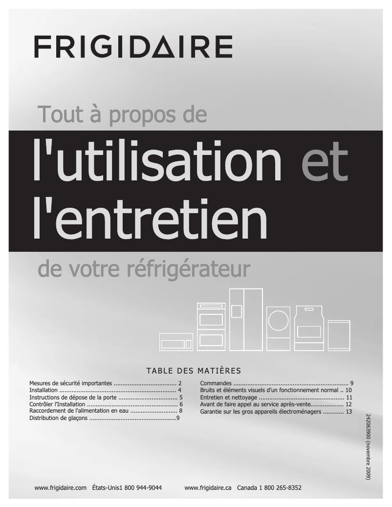 Página 1 del manual Manual de usuario Frigidaire FFHT2142LS