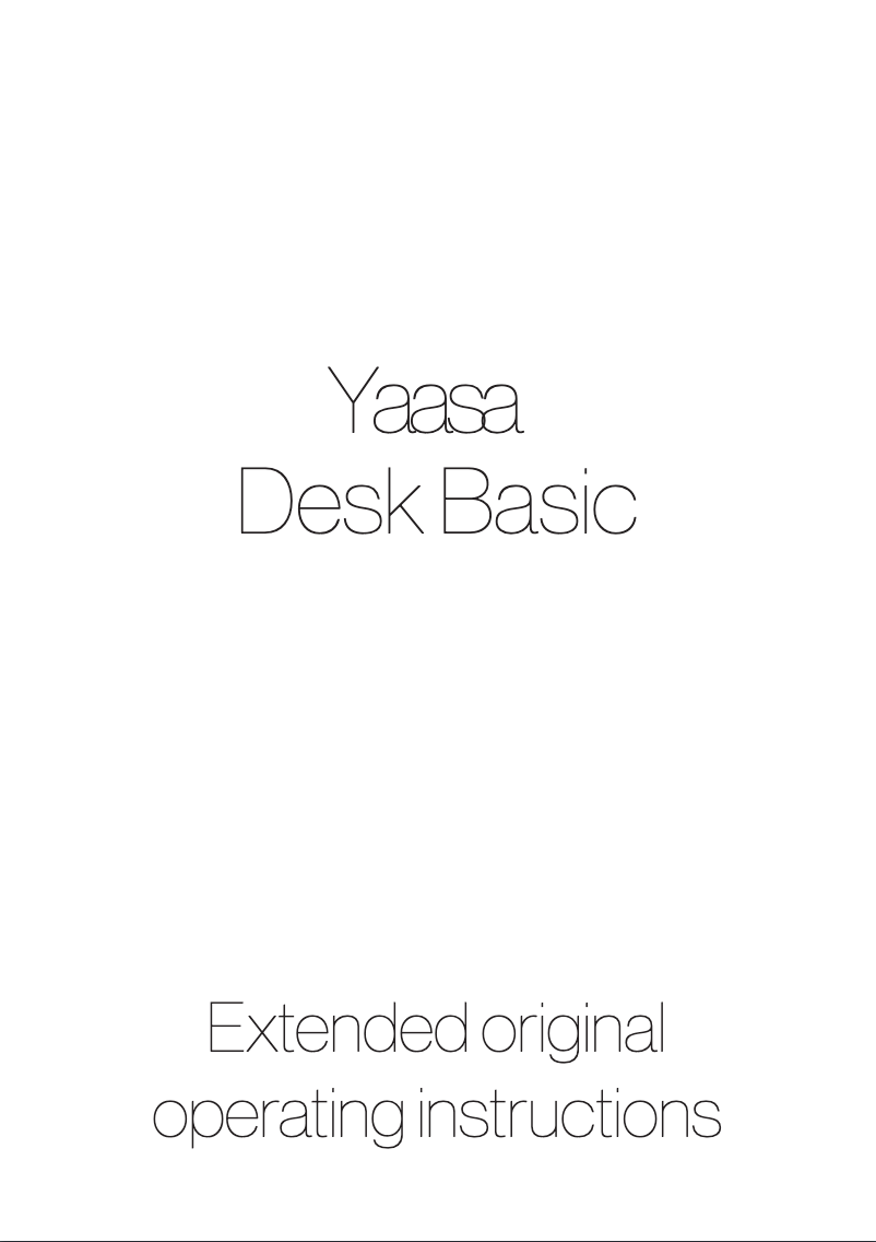 Imagen de la primera página del manual del dispositivo Desk Basic