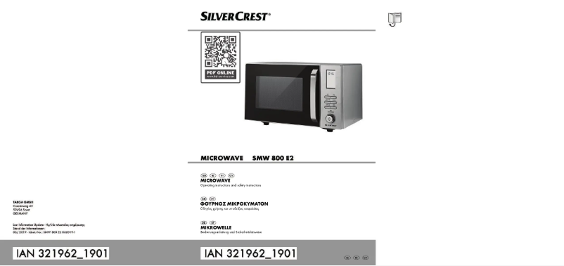 Página 1 del manual Manual de usuario SilverCrest SMW 800 E2