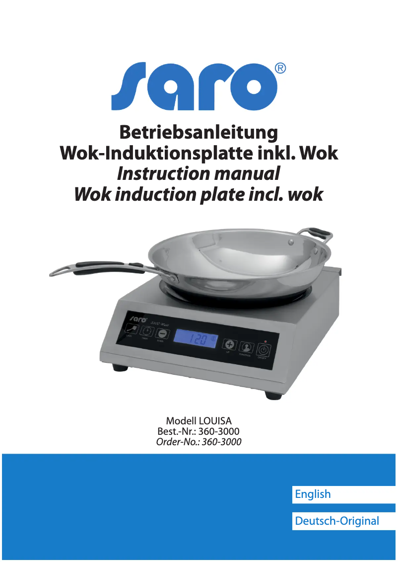 Página nº 1 - Manual de usuario Saro LOUISA