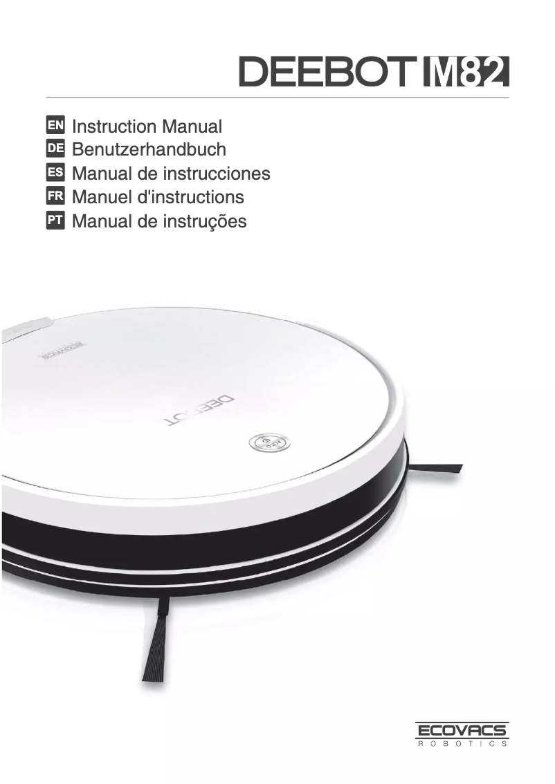 Imagen de la primera página del manual del dispositivo Deebot M82