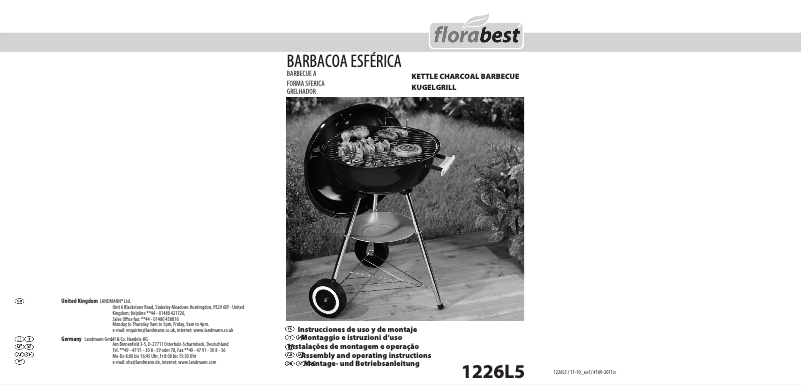 Página nº 1 - Manual de usuario Florabest IAN 046701