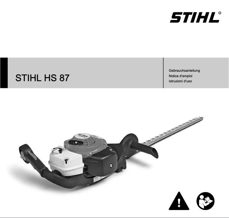 Página 1 del manual Manual de usuario Stihl HS 87 R