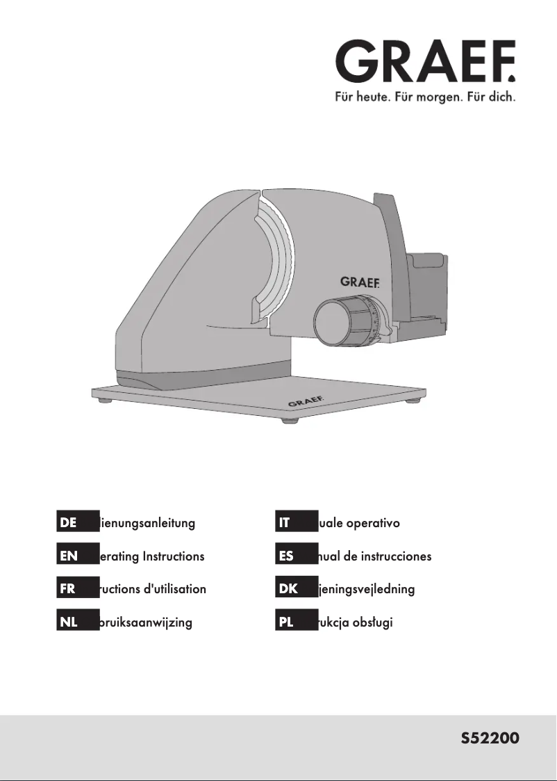 Imagen de la primera página del manual del dispositivo S52200