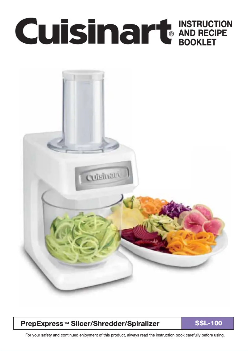 Imagen de la primera página del manual del dispositivo PrepExpress SSL-100