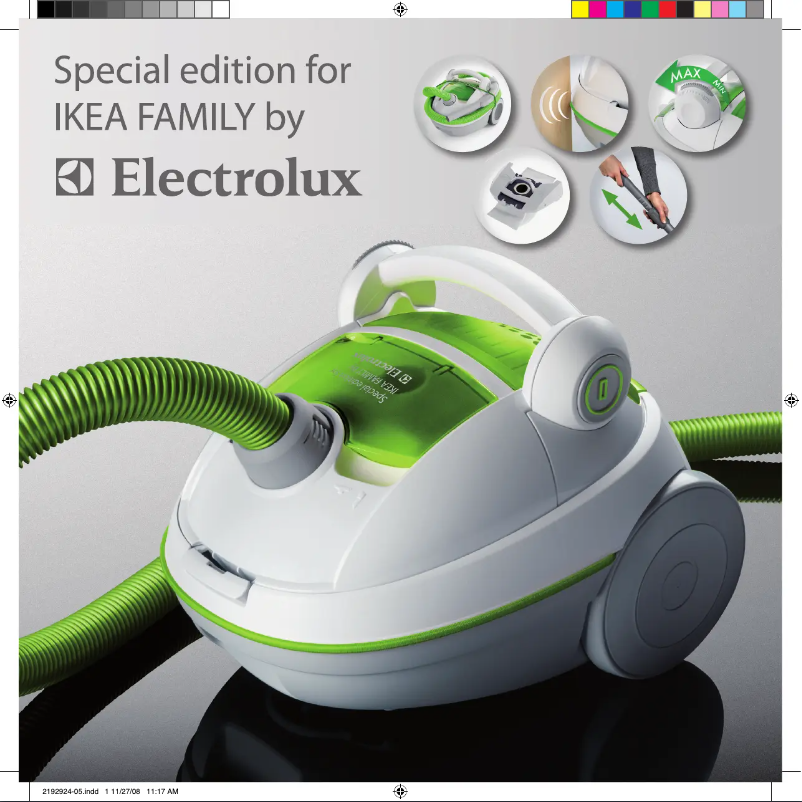 Página 1 del manual Manual de usuario Electrolux XXL110