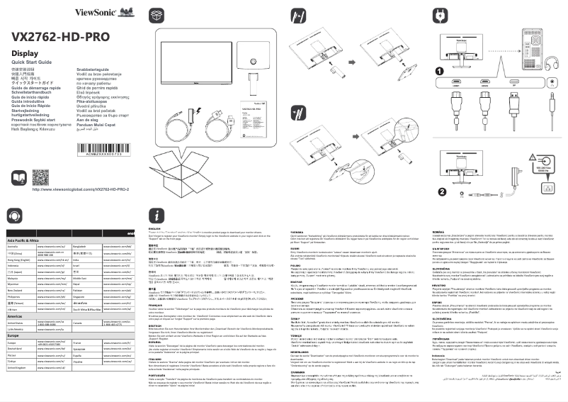 Imagen de la primera página del manual del dispositivo VX2762-HD-PRO-2