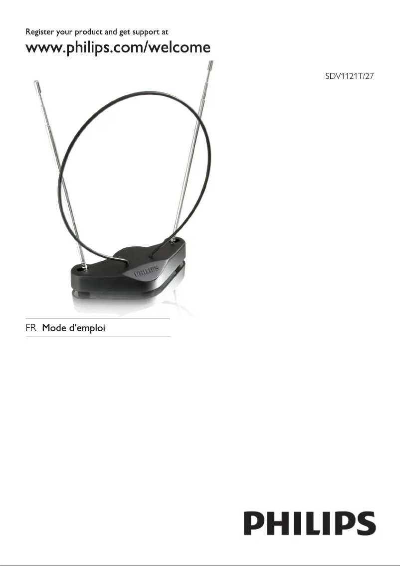 Página 1 del manual Manual de usuario Philips SDV1121T