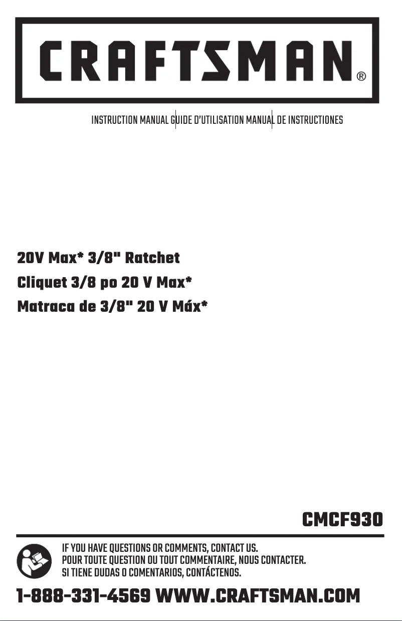 Imagen de la primera página del manual del dispositivo CMCF930B