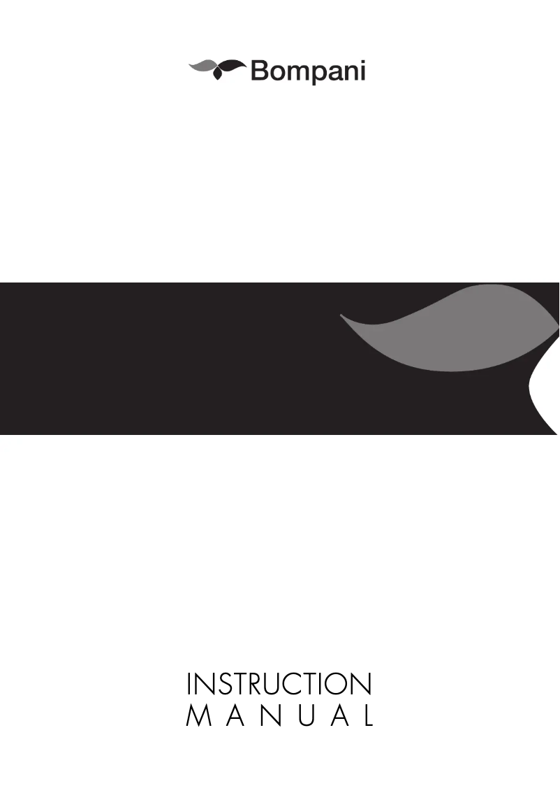 Página 1 del manual Manual de usuario Bompani BO243