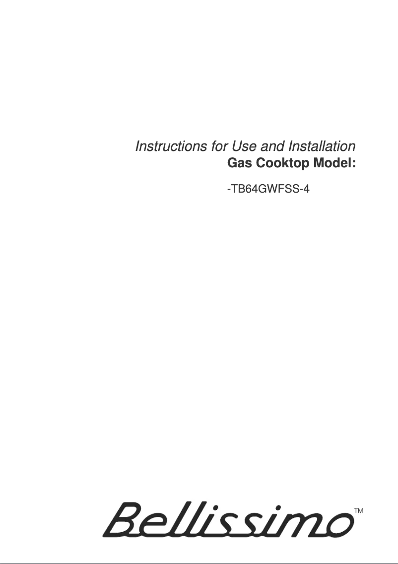 Página 1 del manual Manual de usuario Technika TB64GWFSS-4