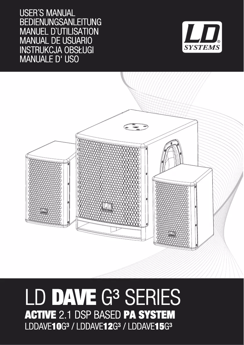 Imagen de la primera página del manual del dispositivo DAVE 12 G3