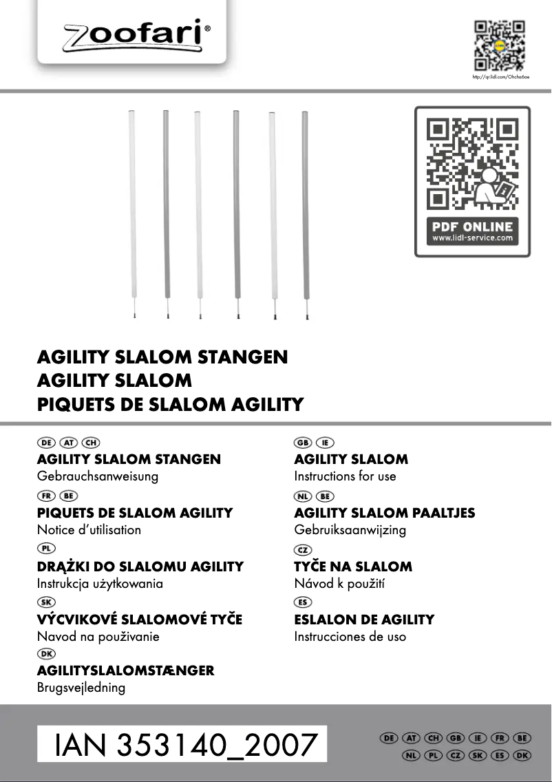 Imagen de la primera página del manual del dispositivo IAN 353140