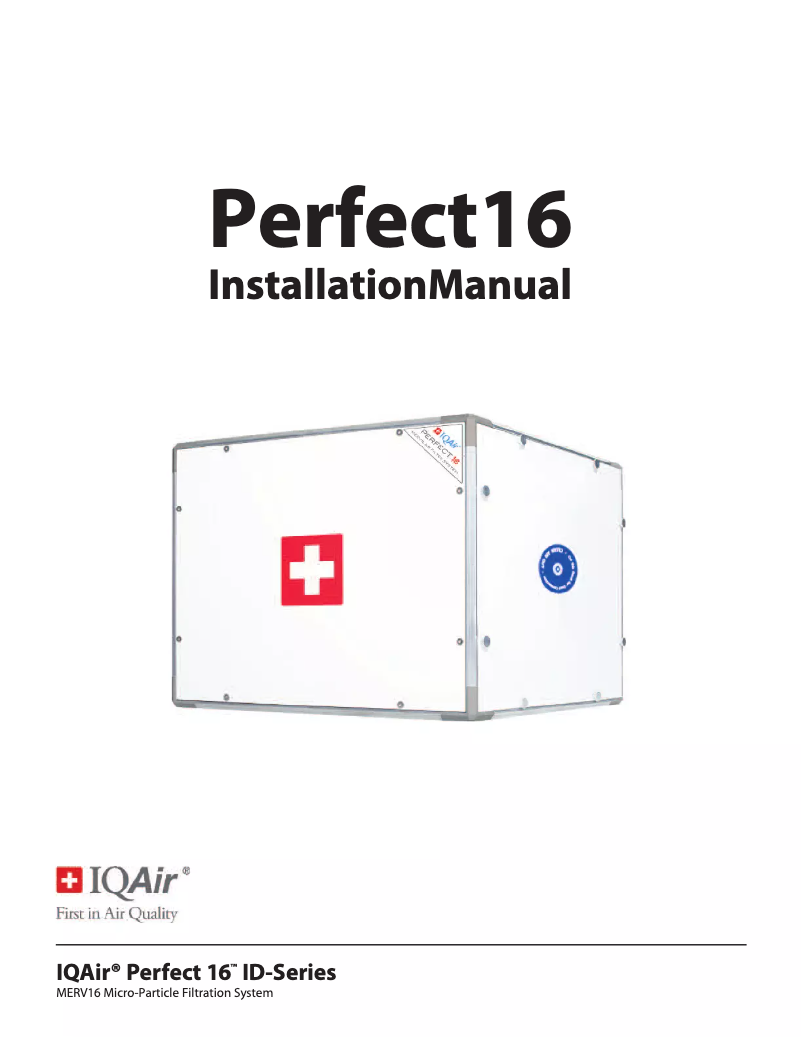 Imagen de la primera página del manual del dispositivo PerfectPro