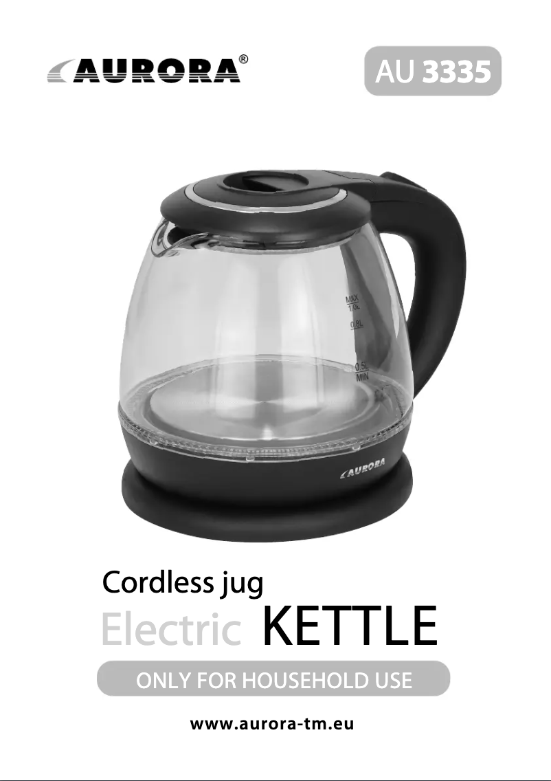 Página nº 1 - Manual de usuario Aurora AU3335