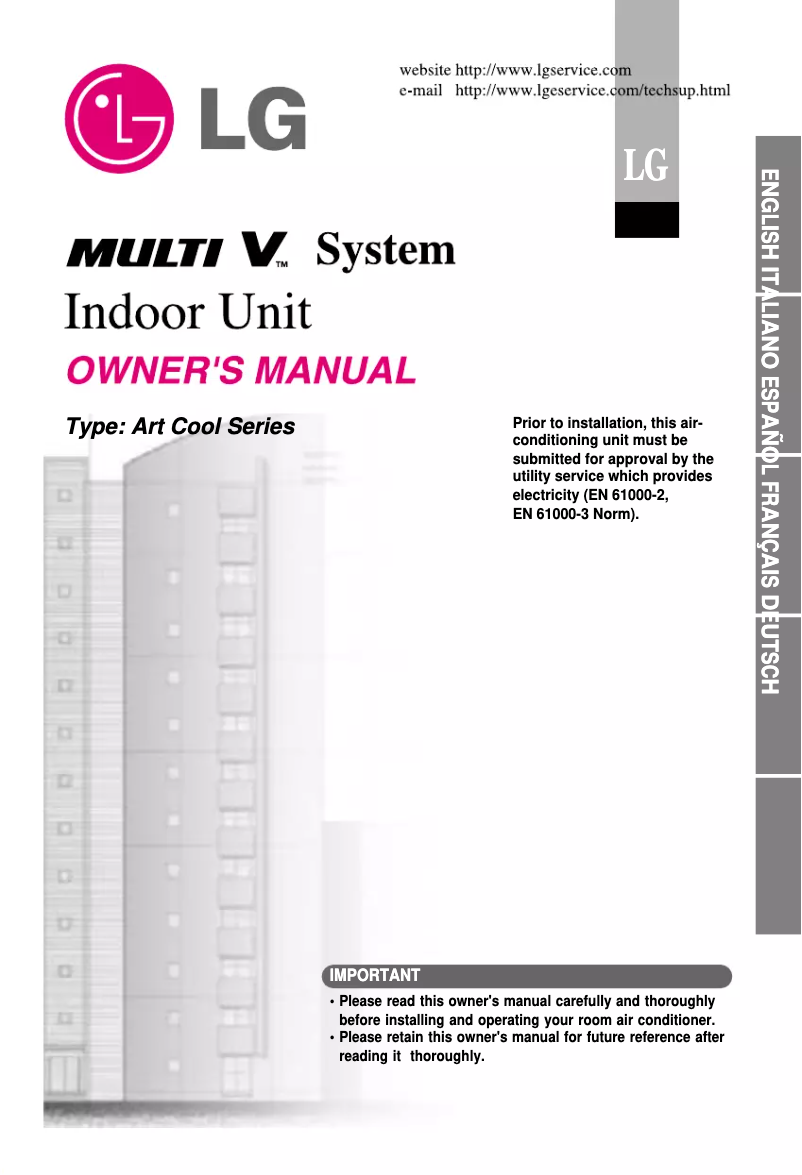 Página nº 1 - Manual de usuario LG ARNU12GSPM1