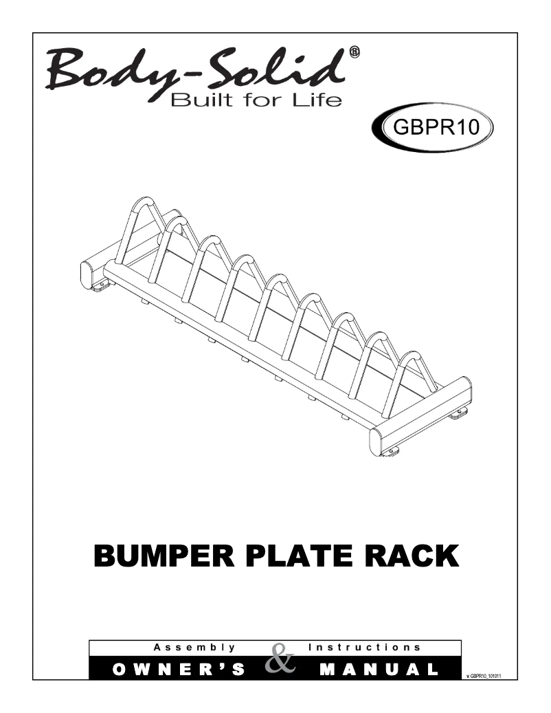 Imagen de la primera página del manual del dispositivo GBPR10
