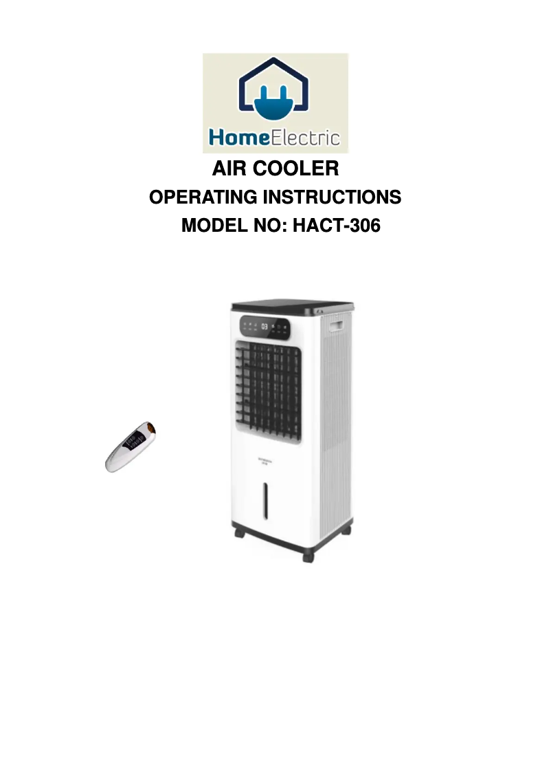 Página 1 del manual Manual de usuario Home Electric HACT-306