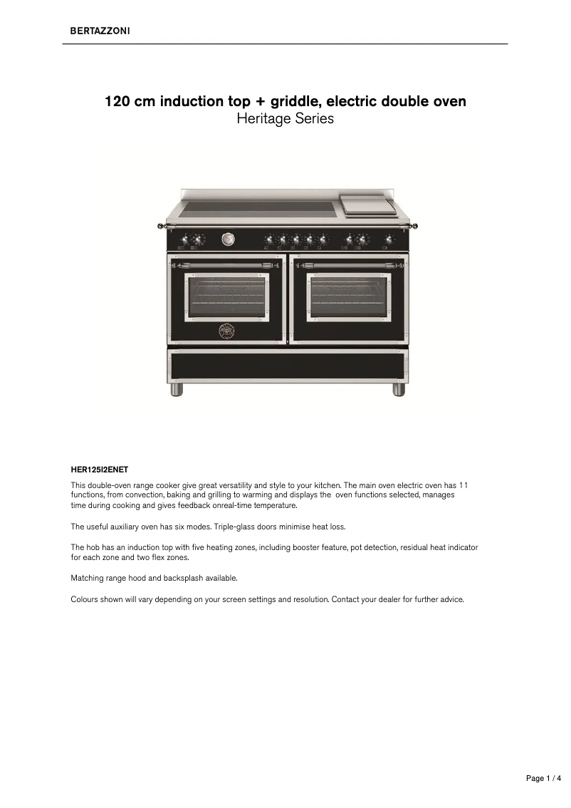 Imagen de la primera página del manual del dispositivo HER125I2ENET