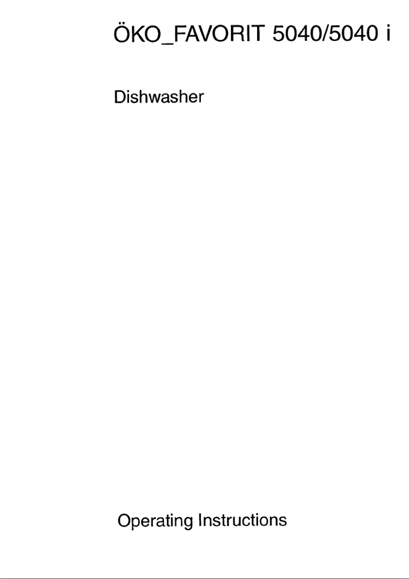 Imagen de la primera página del manual del dispositivo Favorit 5040d